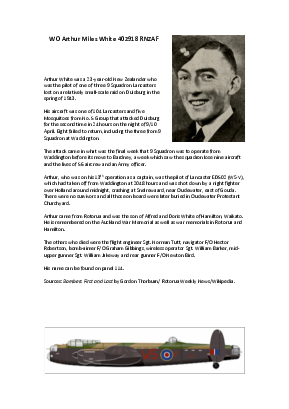 A preview of a PDF biography for White, Arthur Miles